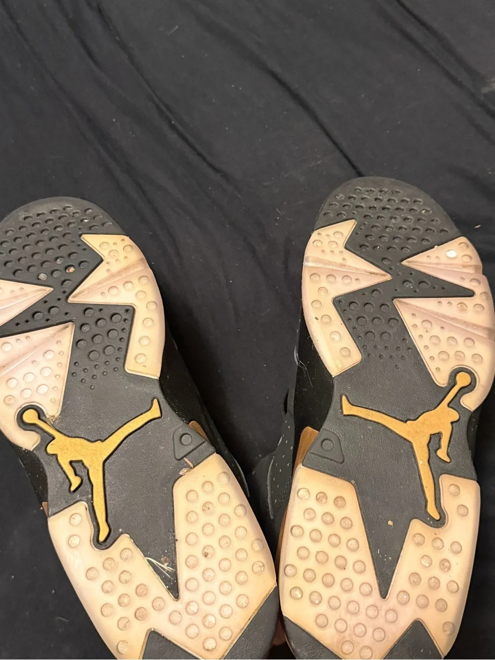 Jordan Black Insole with Gold Jumpman